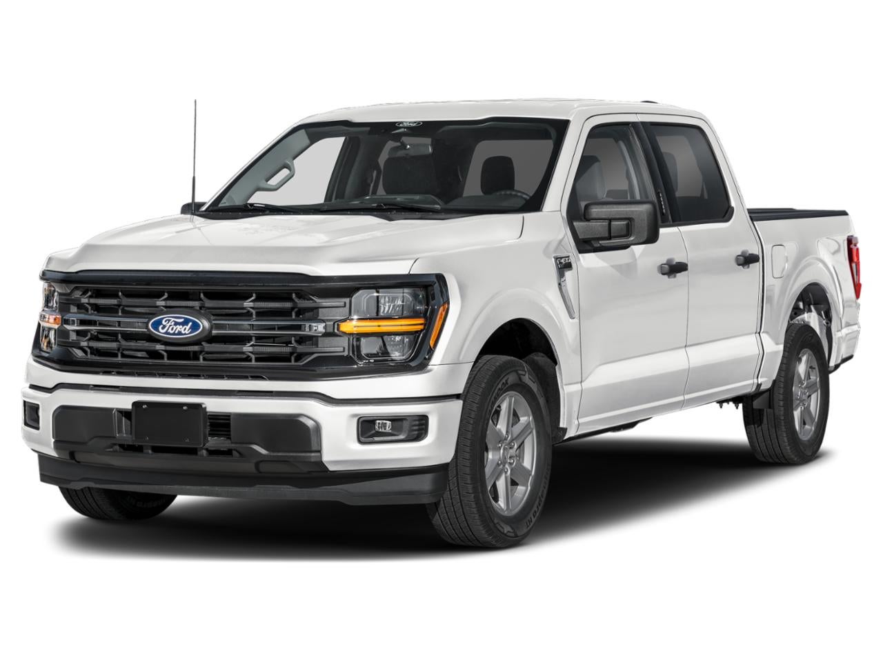 2026 Ford F-150 XLT 4WD SuperCrew 5.5' Box in Oxford White — front three-quarter view