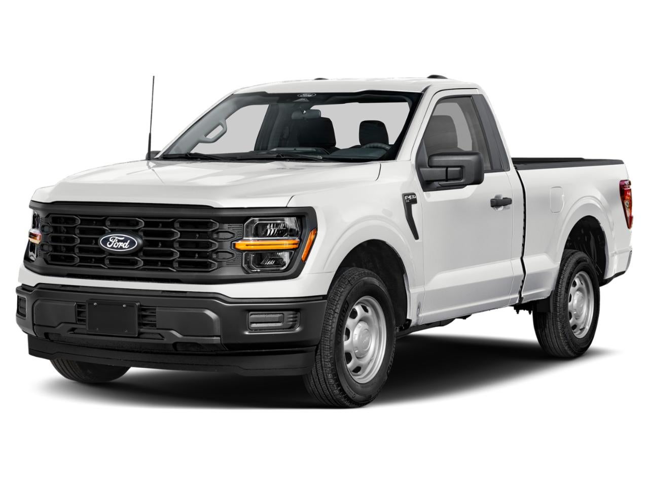 2026 Ford F-150 XL 4WD Reg Cab 8' Box in Oxford White — front three-quarter view